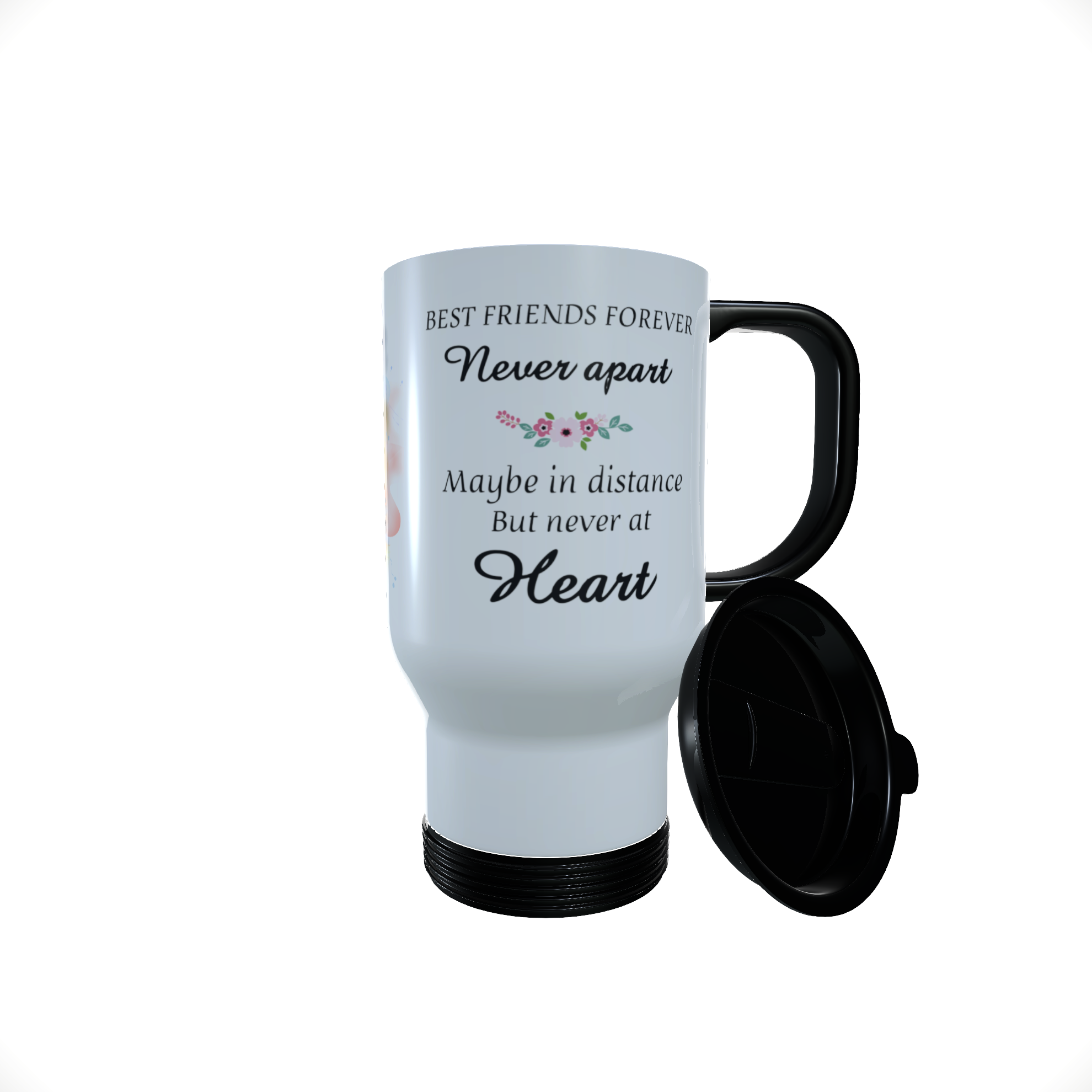 Best Friends New York Travel Mug, Gift for Best Friend